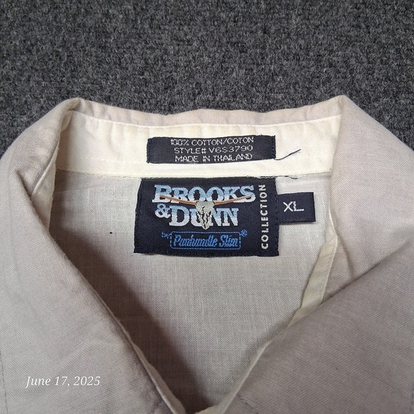 VTG Panhandle Slim Brooks & Dunn Western Pearl‎ Snap Shirt Size XL - Picture 4 of 7